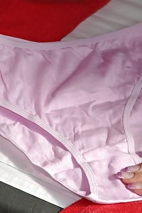Breanna Cares Her Tasty Pussy In Her Pink Cotton Panties