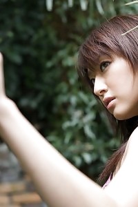 Spectacular Asian Siren Likes Flashing Off Her Insane Side In The Outdoors