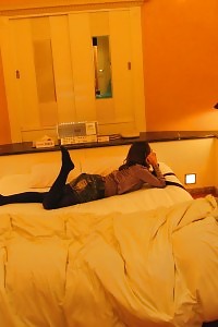 Asian Slave Takes Off Her Clothes And Jerking Off Her Hairy Cunt With A Large Dildo