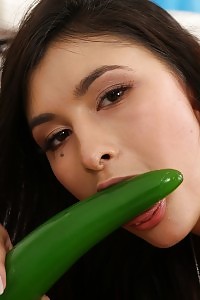 Stunner In Nylons Strips To Play With Her Cunt